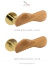 Maniglia olivari chelsea legno